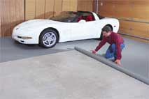 installing garage flooring