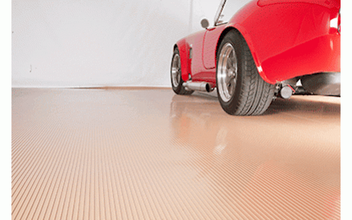 Ribbed Rolled Garage Floors