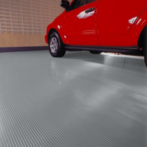 Ribbed Rolled Garage Flooring - 7.5'x17' - 55 mil