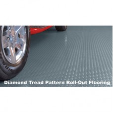 Diamond Tread Garage Rolled Flooring - 5'x10' - 75 mil