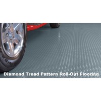 Diamond Tread Garage Rolled Flooring - 10'x24' - 75 mil